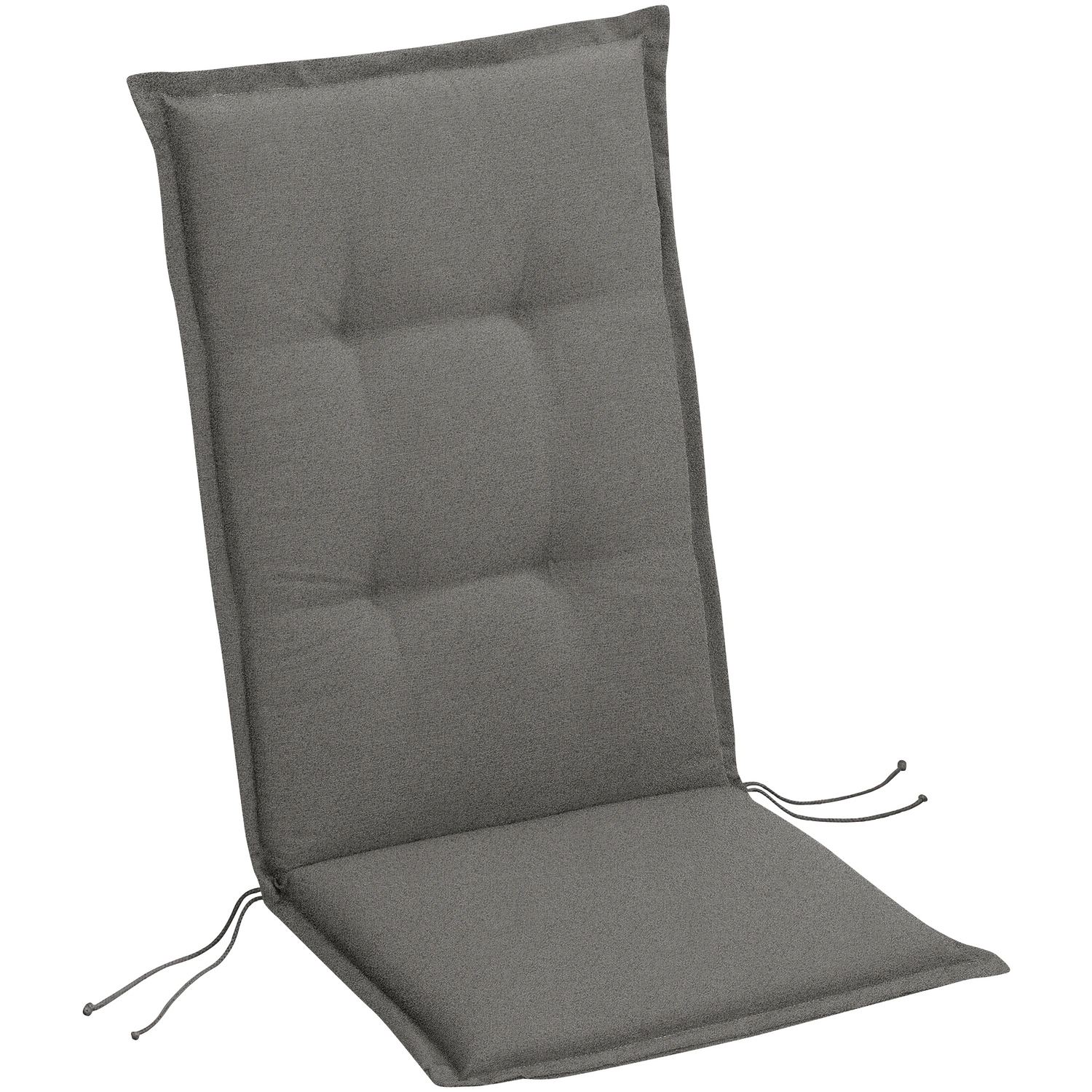 BEST Sesselauflage »Selection-Line«, Niederlehner, grau, Uni, BxL: 50 x 100  cm