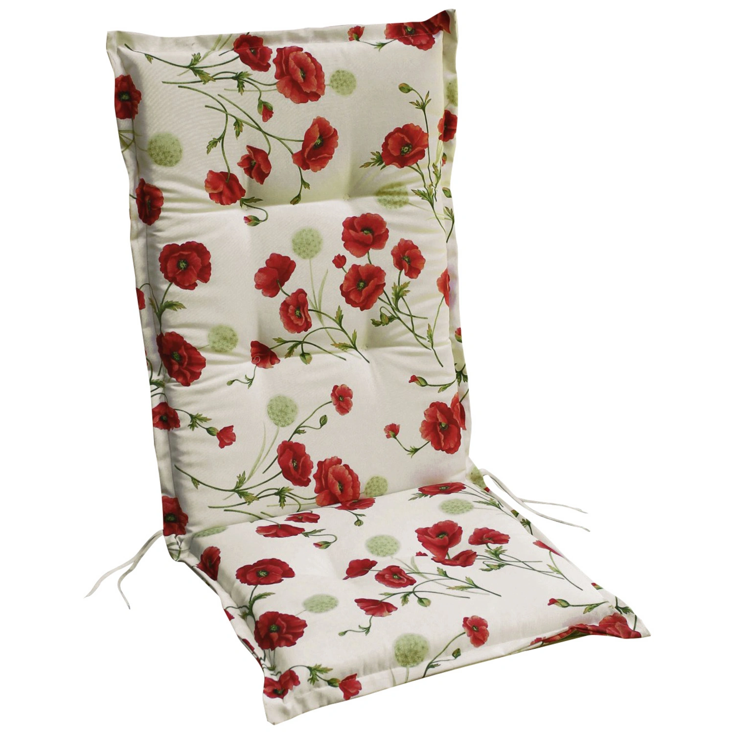 BEST Sesselauflage »Swing-Line«, beige/rot/grün, BxL: 50 x 120 cm