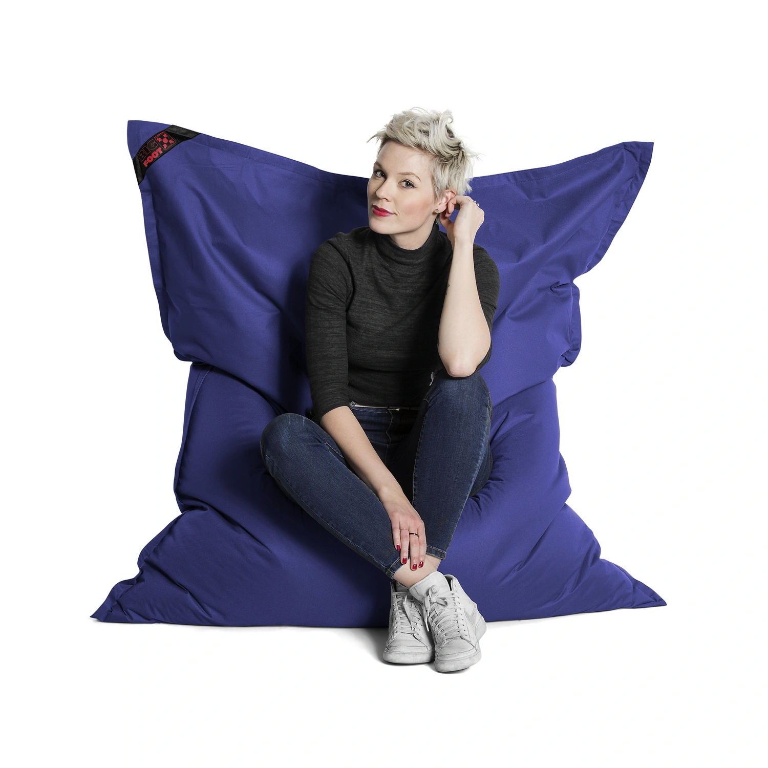 Sitting Point Sitzsack »BigFoot SCUBA«, dunkelblau, BxHxT: 130 x 180 x 20  cm