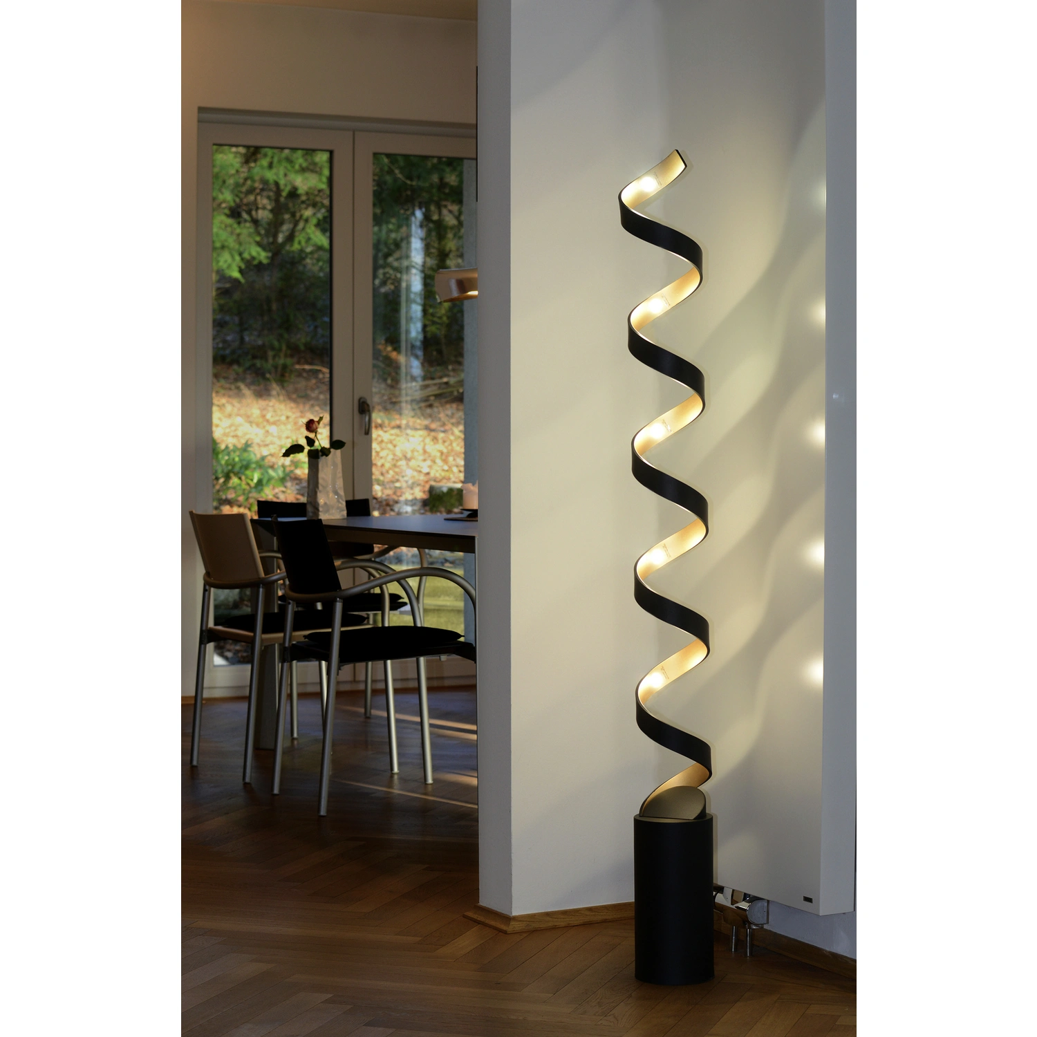 Design LUCE 152 cm inkl. LED, »HELIX«, Stehleuchte Leuchtmittel, Höhe: