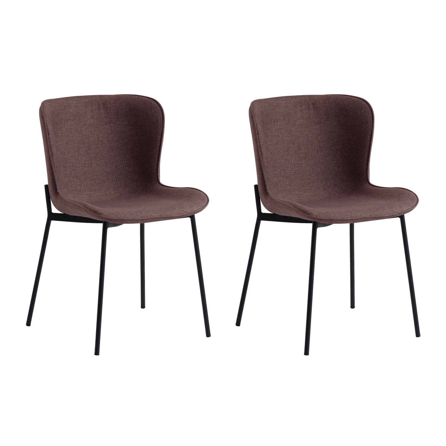 SalesFever Stuhl, Höhe: 79 cm, rot/schwarz, 2 stk