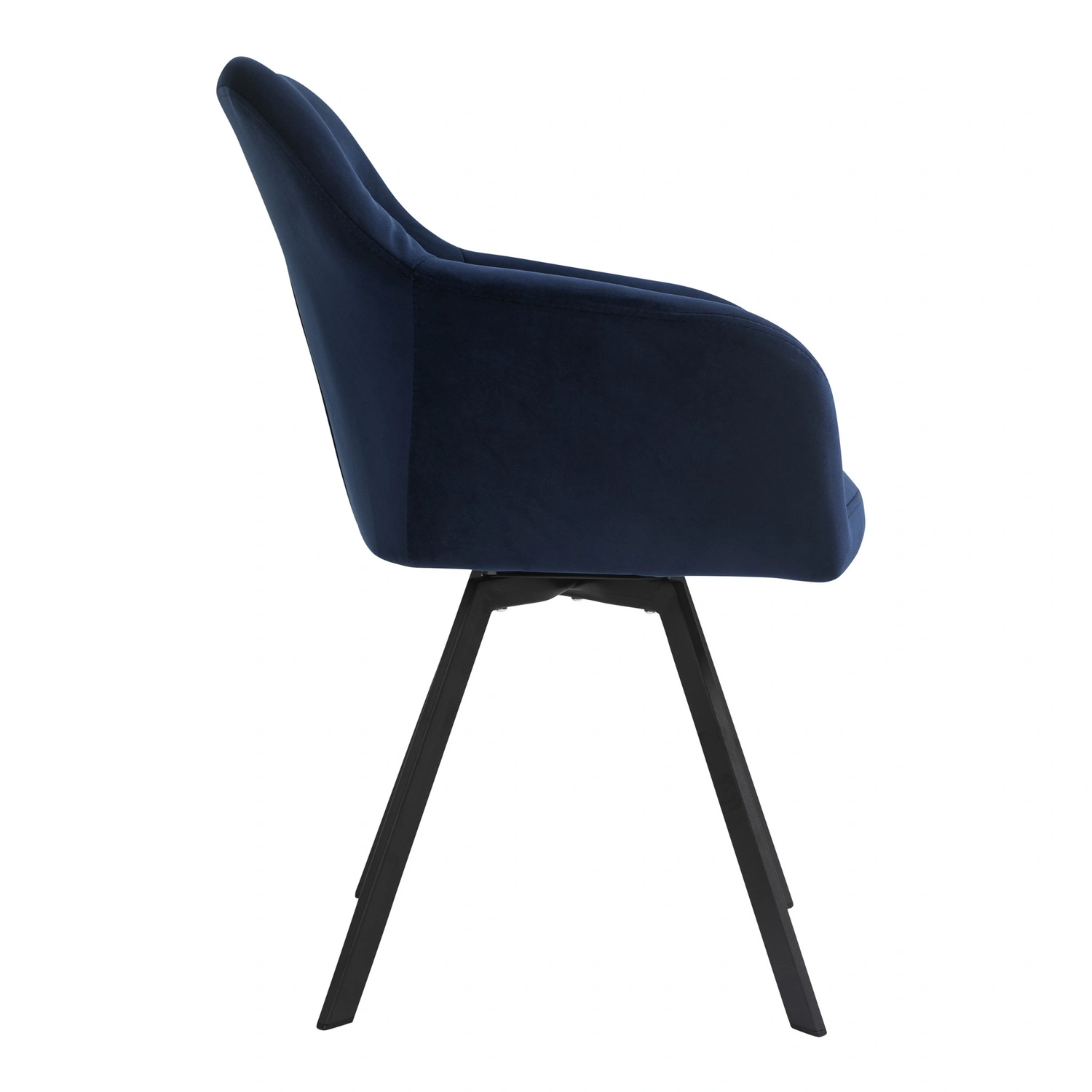 Höhe: 85 SalesFever blau/schwarz Stuhl, cm,