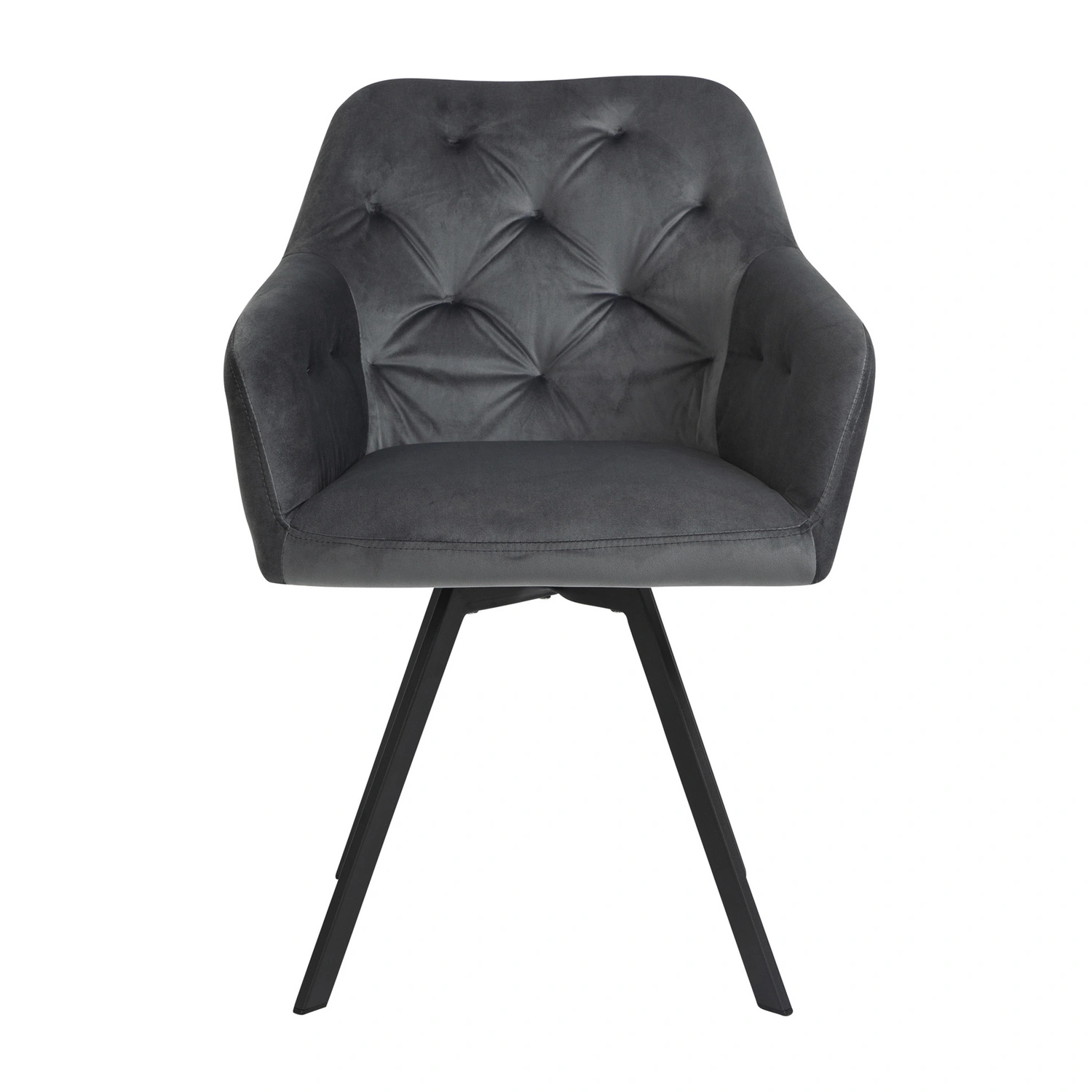 grau/schwarz Stuhl, Höhe: cm, SalesFever 85