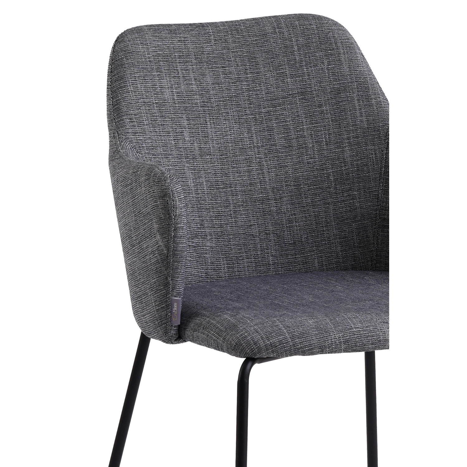 stk Höhe: grau/schwarz, 2 Stuhl, 85 SalesFever cm,