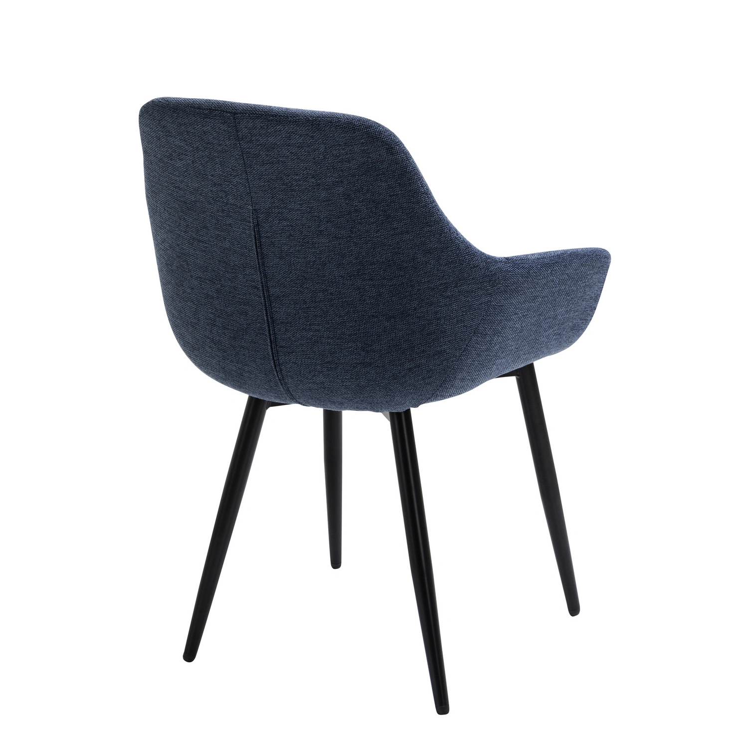 SalesFever Stuhl, Höhe: 86 cm, dunkelblau/schwarz, 2 stk