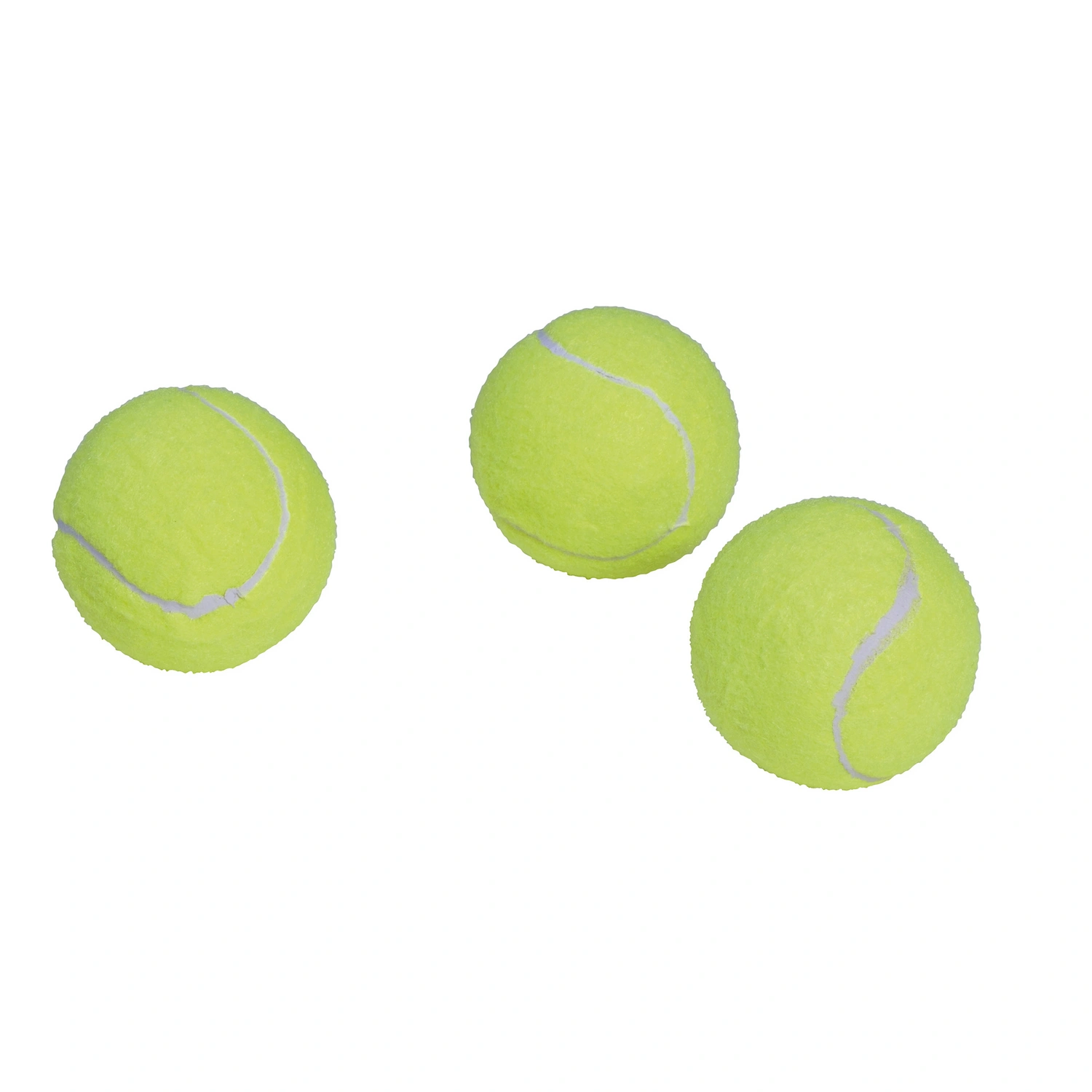HAPPY PEOPLE Tennisbälle, gelb, Filz