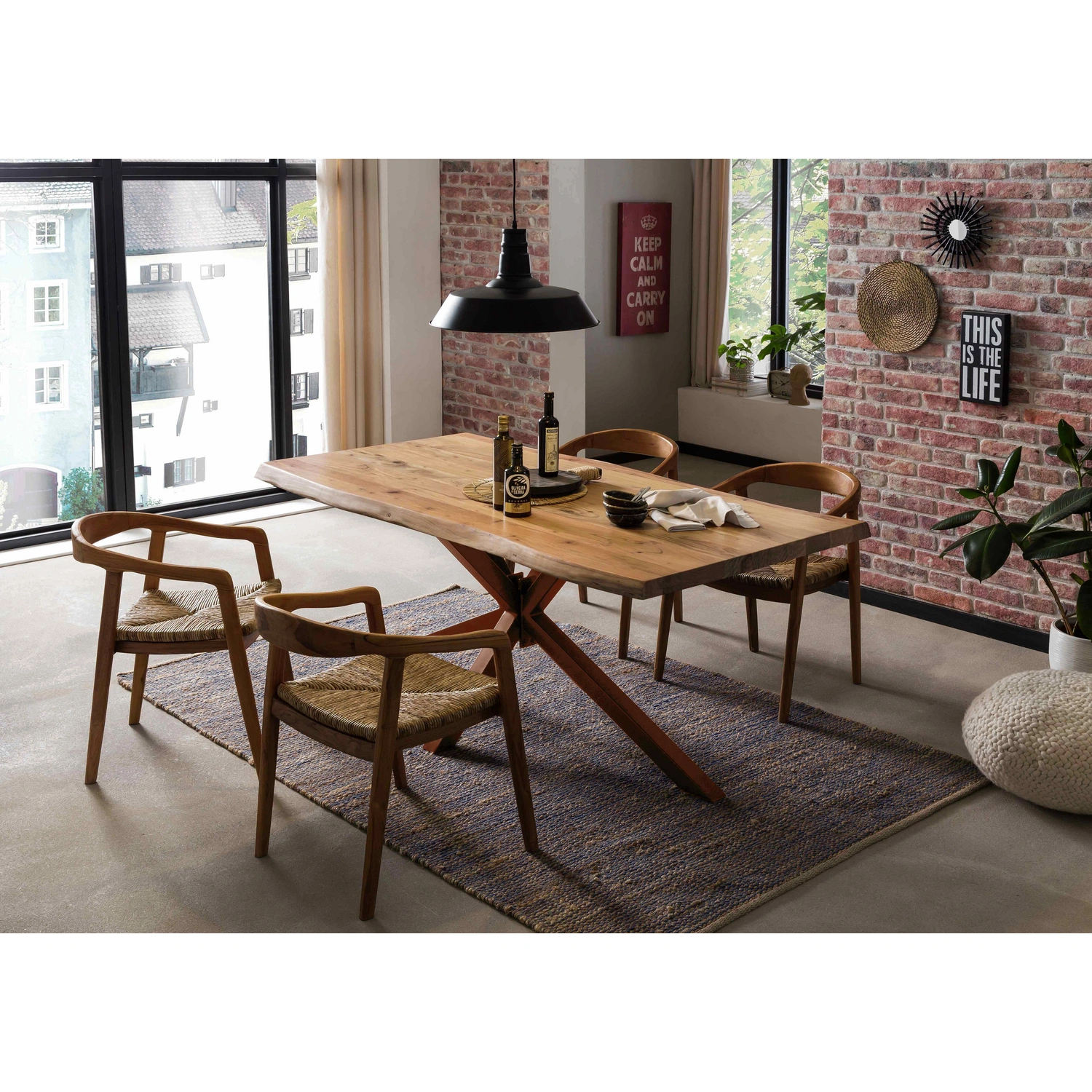 SIT Tisch & CO«, HxT: 80 cm, Holz 100 x »TABLES