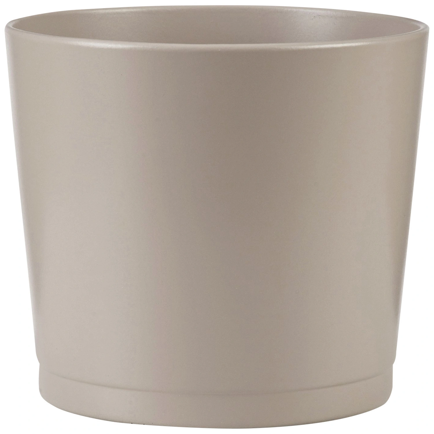 Keramik »BASIC«, SCHEURICH Übertopf 28 cm, taupe, Breite: