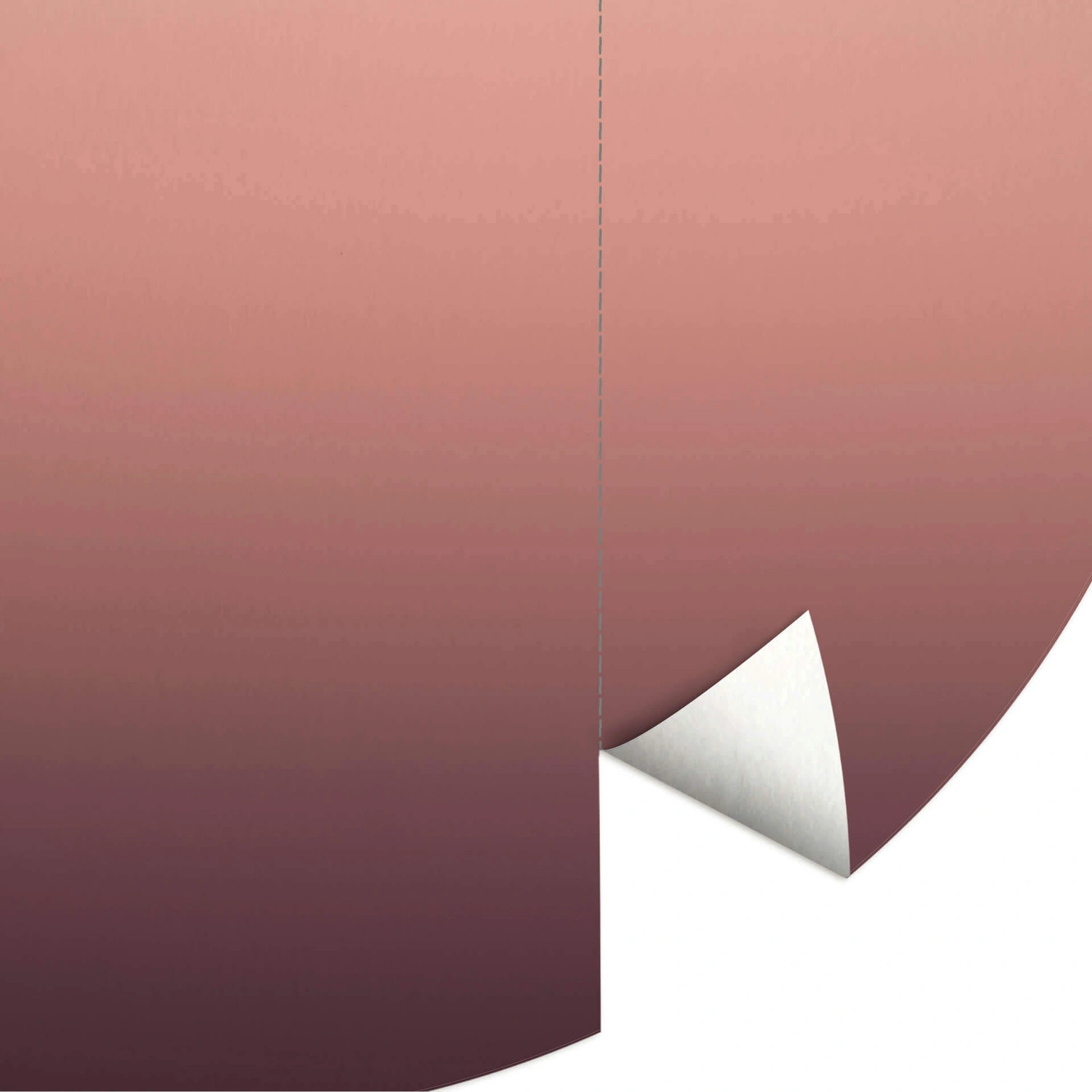 K&L Wall Art Himmel, Vliestapete Farbverlauf Vliestapete«, mehrfarbig, matt »Runde Rosa Ombre