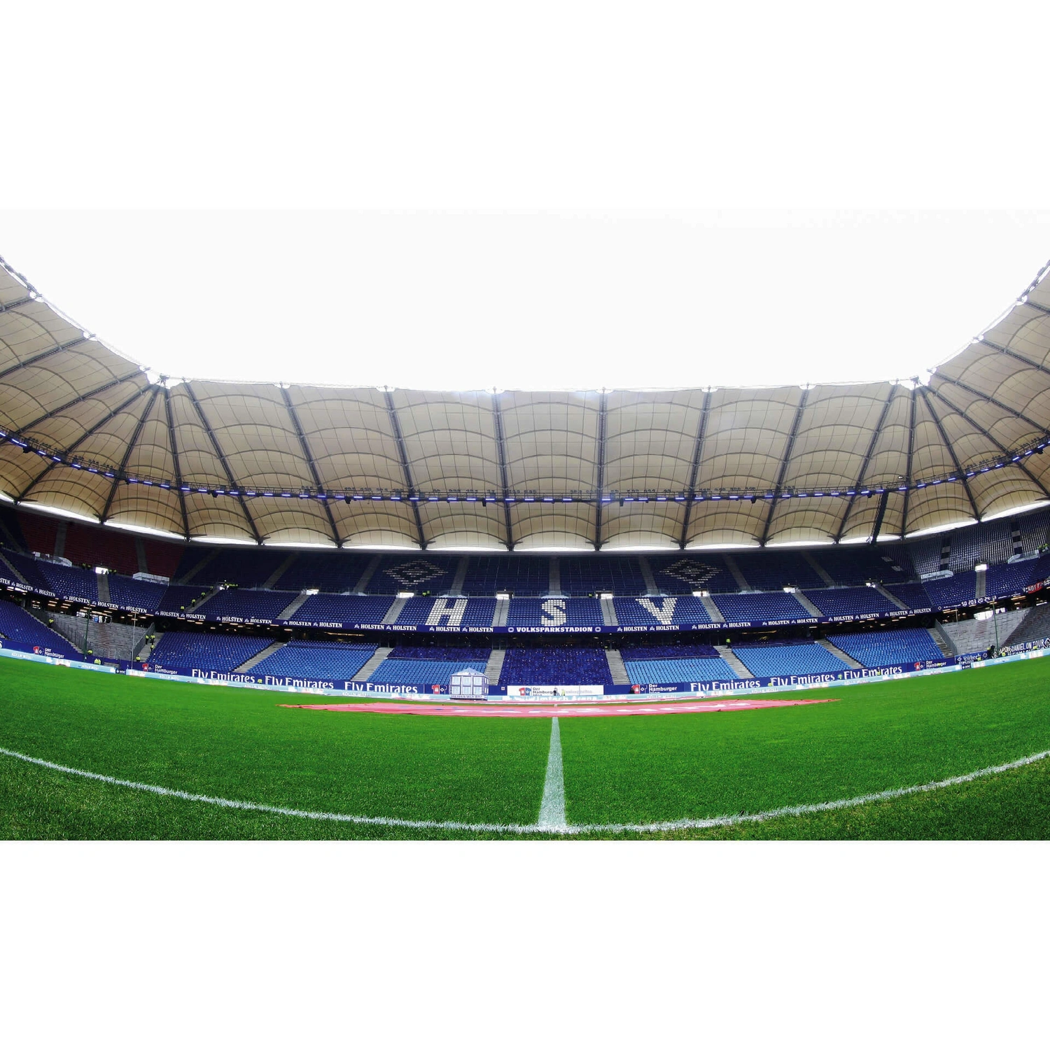 mehrfarbig, K&L HSV Stadion, matt Art Vliestapete Vliestapete«, Wall Hamburger SV »XXL