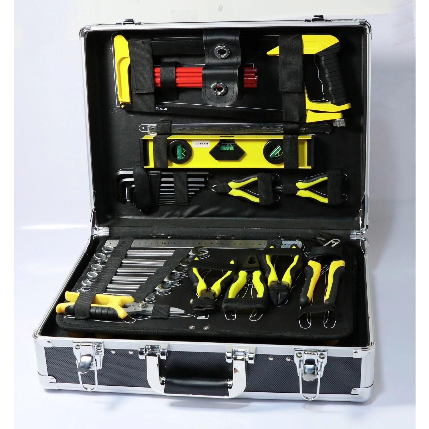 Tech Craft Werkzeugkoffer, BxHxL: 52 x 18 x 41 cm, Aluminium, 130