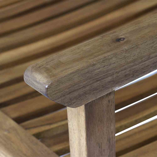 GARDAMO Bank, Holz, 2-Sitzer, BxHxT: 120...