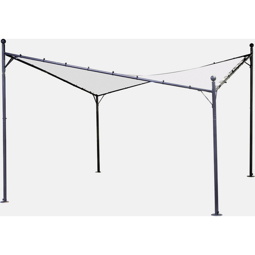 Siena Garden Pavillon Berlino 400 cm x 400 cm Weiß