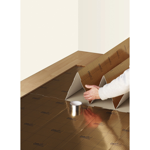 RENOVO Laminat/ Parkettunterlage »Aqua Stop «, 18 m², geeignet für Parkett und Laminat - goldfarben