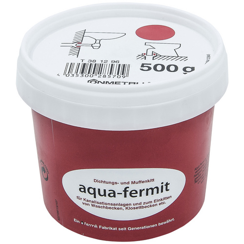 CORNAT Aqua-Fermit Dichtungs- und Muffenkitt »AQUA-Fermit«, Muffenkitt, rot, 0,5 kg