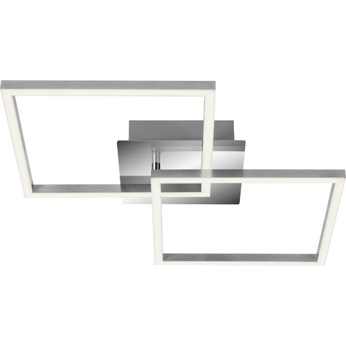 Di-Ka LED Deckenleuchte - drehbar LED Deckenleuchte - drehbar - Stufendimmer Metall-Kunststoff / chrom-silberfarbig inkl. LED 24W