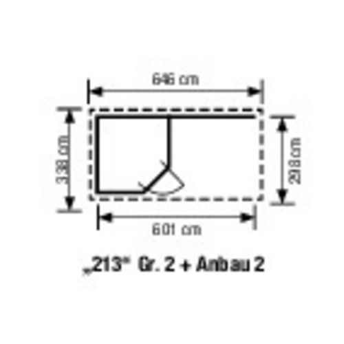 WEKA Gartenhaus »213« (RABATT 6%)