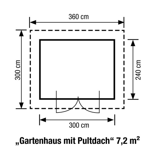 WOLFF FINNHAUS Gartenhaus »Pulti 34«, ...