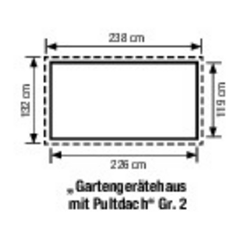 FLORAWORLD Gerätehaus, Metall, BxHxT: 2...