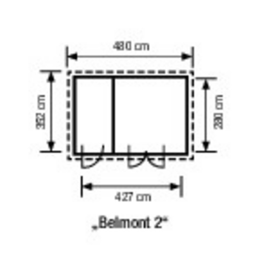 Mr. GARDENER Gartenhaus »Belmont 2«, H...