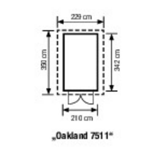 KETER Gartenhaus »Oakland 7511« (RABATT 17%)