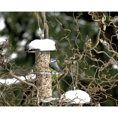 Thumbnail - DOBAR Vogelfuttersäule, Metall, silberfarben, zum Aufhängen