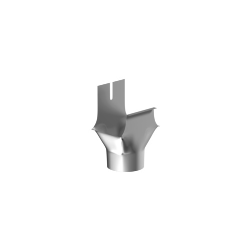 Image of Einhangstutzen für Kastenrinne RG 75 Alu Natur