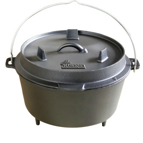 Mr. GARDENER Feuertopf »Dutch-Oven L«,...