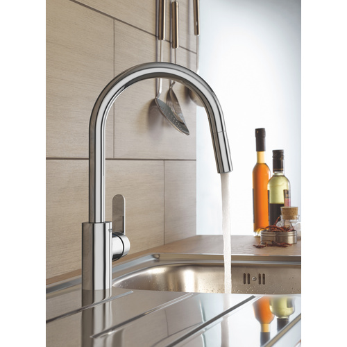 GROHE Spültischarmatur »Get«, Metall, glänzend, ⅜