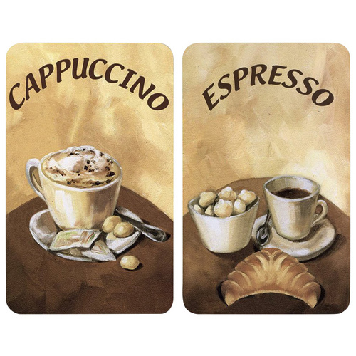 Wenko Abdeckplatte Universal Kaffee 2er-Set