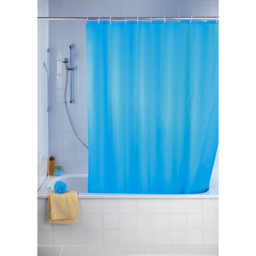 Thumbnail - WENKO Duschvorhang »Anti-Schimmel«, BxH: 180 x 200 cm, Uni, hellblau