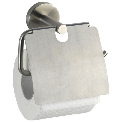 Image of WENKO Toilettenpapierhalter »Bosio«, Edelstahl, Edelstahlfarben - silberfarben