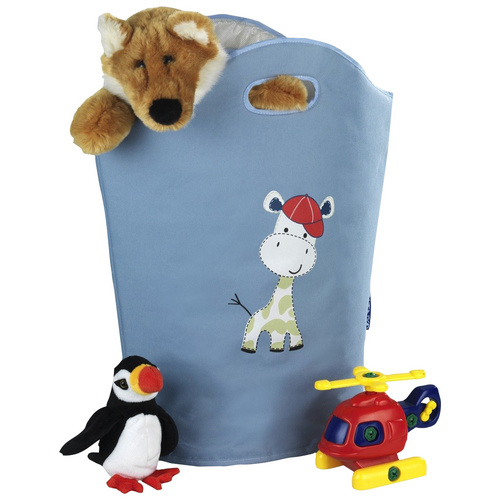 Wenko Wäschesammler Kids Gerry 24 l, blau, beige