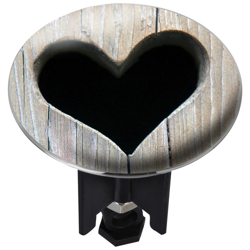 WENKO Waschbeckenstöpsel Heart, PLUGGY XL