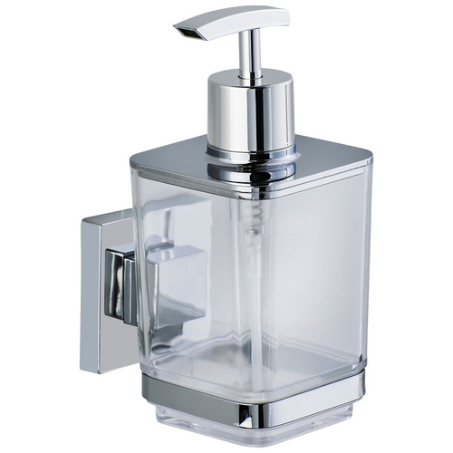 WENKO Seifenspender Vacuum-Loc Quadro, Befestigen ohne bohren