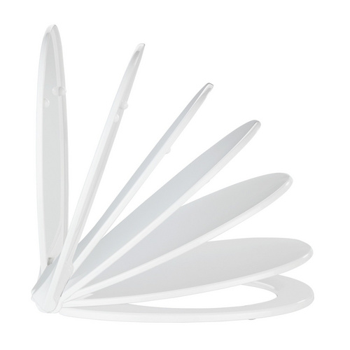 Thumbnail - WENKO WC-Sitz »Kos«, Thermoplast, oval, mit Softclose-Funktion - weiss