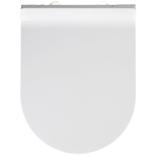Wenko Premium WC-Sitz Habos Thermoplast mit Absenkautomatik Weiß