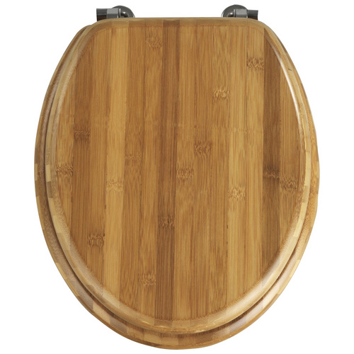Wenko WC-Sitz Bambus Braun