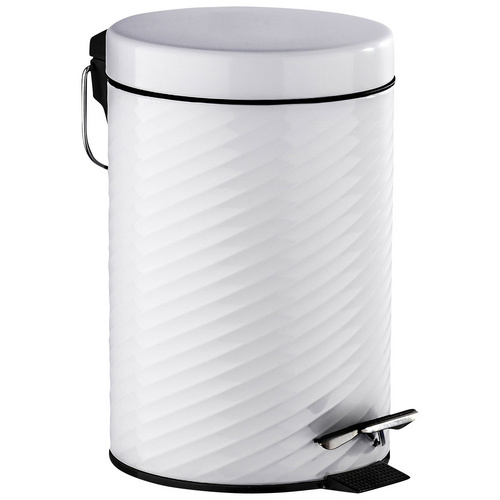 Thumbnail - WENKO Treteimer, Höhe: 26 cm, weiß - weiss