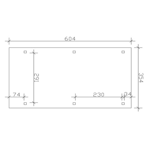 SKANHOLZ Carport »Emsland«, BxT: 354 x...