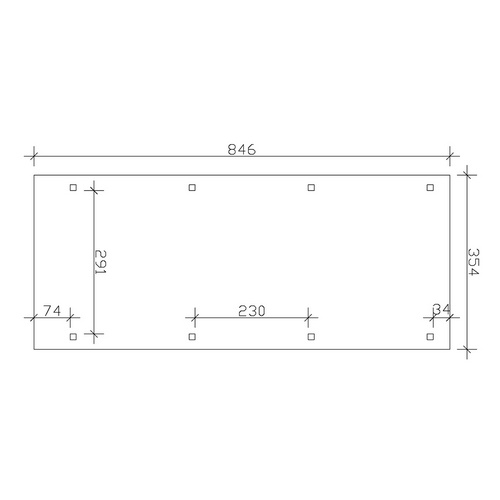 SKANHOLZ Carport »Emsland«, BxT: 354 x...