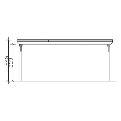 SKANHOLZ Carport »Emsland«, BxT: 613 x...