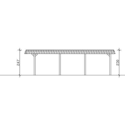 SKANHOLZ Carport »Wendland«, BxT: 409 ...