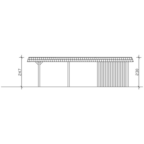 SKANHOLZ Carport »Wendland«, BxT: 409 ...