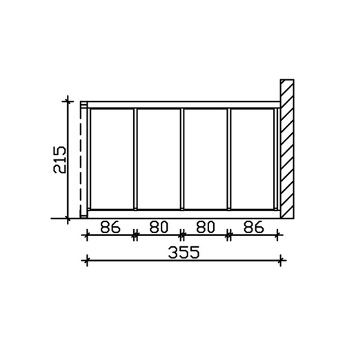 SKANHOLZ Seitenwand, B x H: 355  x 200  ...