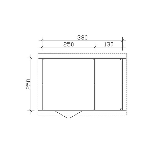 SKANHOLZ Gartenhaus »Venlo«, BxT: 420 ...