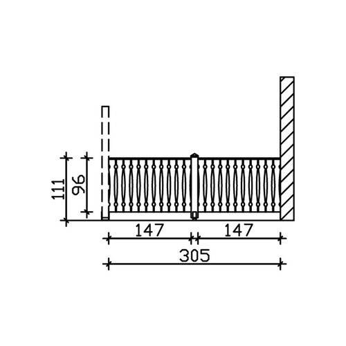 SKANHOLZ Seitenwand, B x H: 78,5  x 96  ...