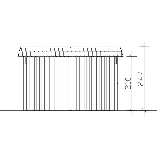 SKANHOLZ Carport »Wendland«, BxT: 409 ...