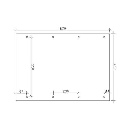 SKANHOLZ Carport »Wendland«, BxT: 630 ...