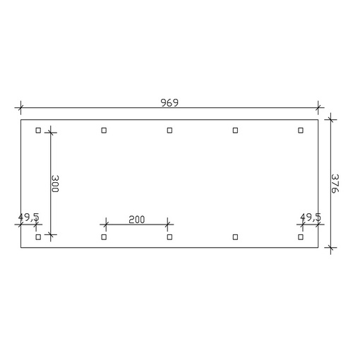 SKANHOLZ Carport »Franken«, BxT: 376 x...